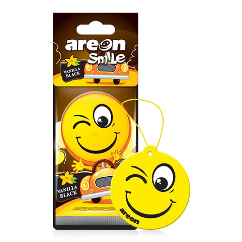 Areon Smile Dry Vanilla Black Oto Araç Kokusu