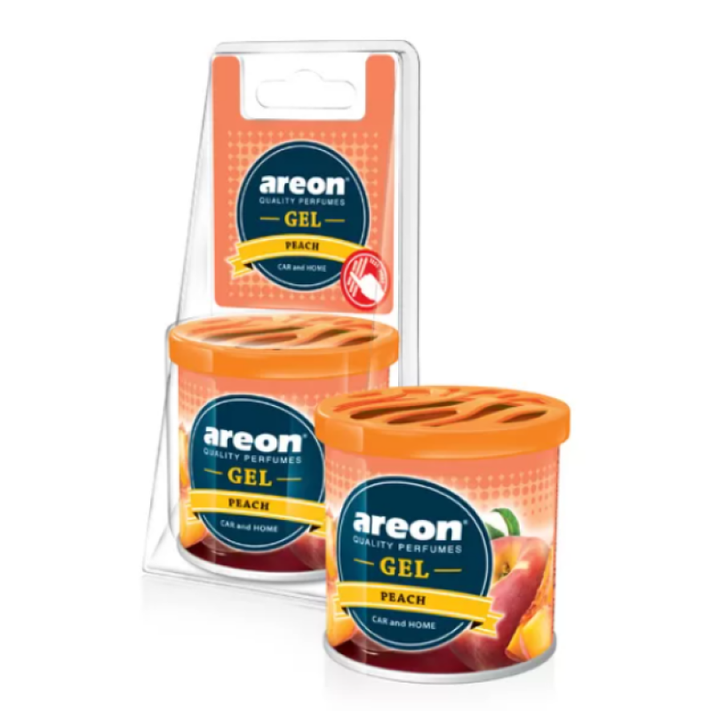 Areon Gel Can Blister Peach Bardaklik Oto Araç Kokusu