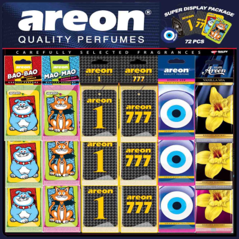 Areon Display Mao Bao 72 li Set